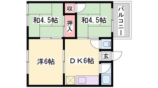 余部駅 徒歩35分 3階の物件間取画像